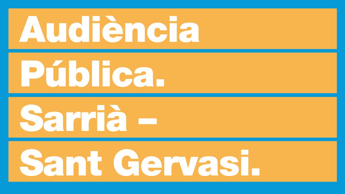 📣 Convocada l'#AudiènciaPúblicaSSTG. 📅 Dijous, 18 d'abril, a les 18.30 h. 📍 A la seu del Districte (pl. del Consell de la Vila, 7). Amb retransmissió en directe i mesures d'#accessibilitat. S'hi pot participar de manera presencial o telemàtica. ℹ️ via.bcn/OBie50ReWHc