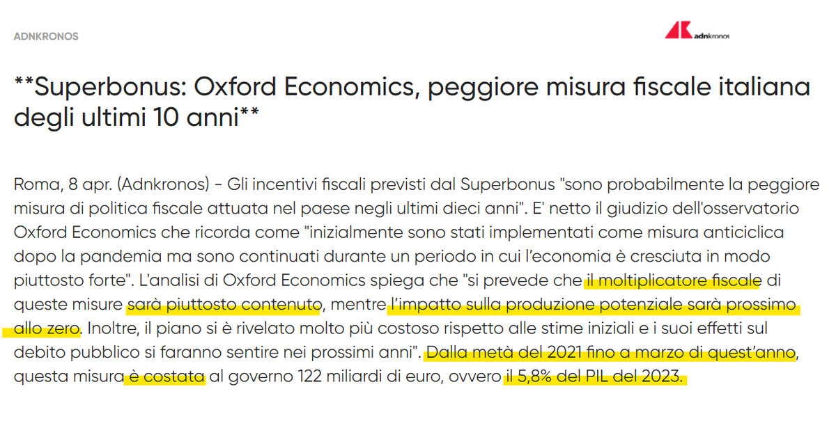 Nel 2023 i fondi per la #Sanità sono stati il 6,3% del #PIL. La media europea è l'11% del PIL. Diciamo che mediamente in #Europa, rispetto all'Italia, spendono un #Superbonus in più di noi per la salute dei loro cittadini piuttosto che per fargli ristrutturare le case. #Scelte.