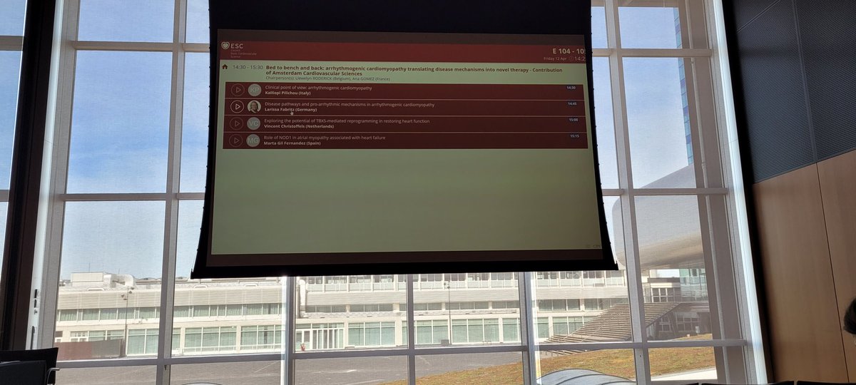 As someone who previously focused on immunology, it is nice to notice the increasing  interest in immune-related pathways in Cardiac Research! Excited to see what future research brings 🤩 #FCVB2024 #ESCBasicScience