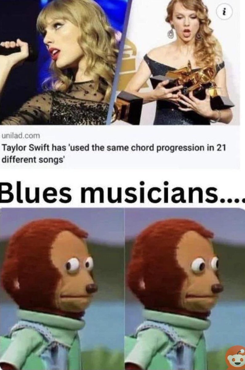 I guess it's time to start listening to Taylor Swift then...
#bluesmusic #bluesmusician #reality #music #MusicBusiness #taylorswift #bluesfans