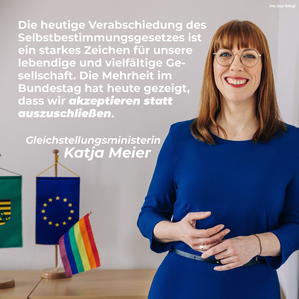 #Sachsen|s Gleichstellungsministerin Katja Meier zum heute im #Bundestag verabschiedeten #Selbstbestimmungsgesetz: medienservice.sachsen.de/medien/news/10…