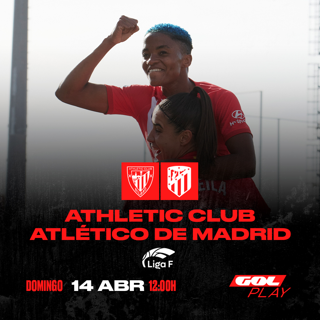 😍 ¡Tenemos todo un clásico de la @LigaF_oficial! 📅 Domingo ⌚️ 12h ⚔️ @AthleticClubFem 🆚 @AtletiFemenino 📺 #LigaFenGol