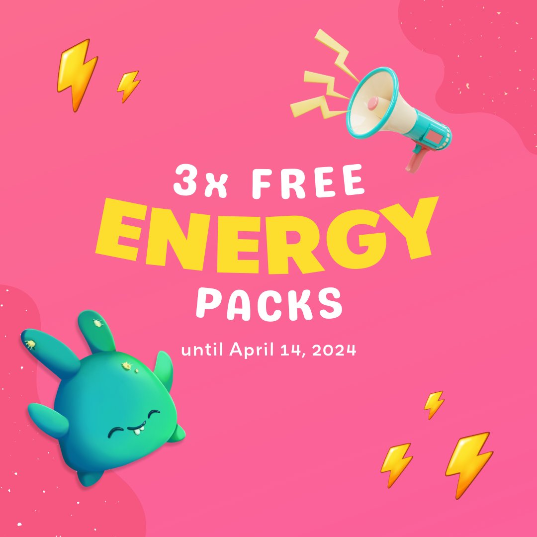 🚨 Good news, Zeedz warriors! As compensation for the recent Tower Battle issues, you can now claim 3 FREE Energy Packs daily from the in-game shop until the end of this weekend! ⚡️🛡️