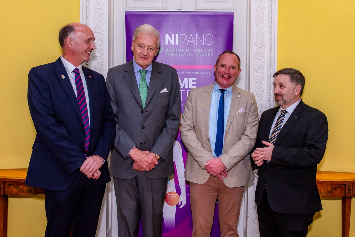 The Minister of Health, @RobinSwann_MLA  attending today’s fund and awareness raising event at <a href="/AbercornEstate/">Baronscourt Estate</a> in Tyrone welcomed a recently announced partnership between the <a href="/healthdpt/">Department of Health</a>, NIPANC and UK charity Pancreatic Cancer UK saying it was a ‘first’ in the UK.