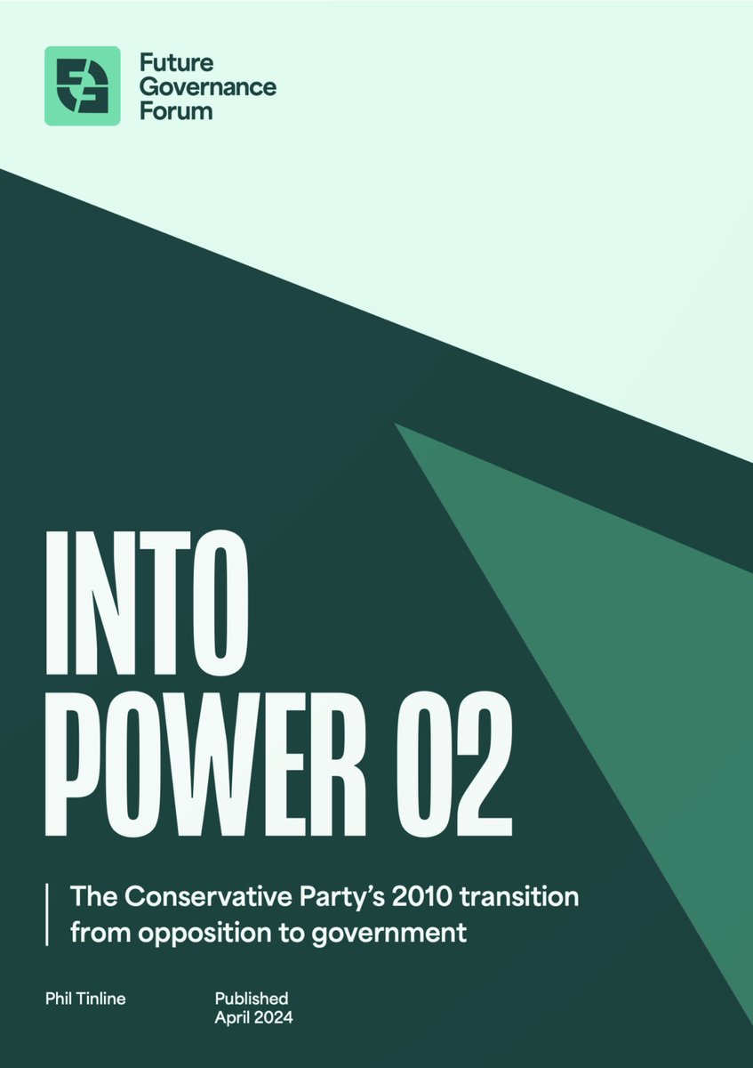 Transitions to power are rare in Britain, with power changing hands just twice in the last 40 years. FGF's #IntoPower series looks back in time (to 2010) and overseas (to 🇺🇸+🇦🇺) to see what Labour can learn as it prepares for power. Read the reports >> futuregovernanceforum.co.uk/publications/