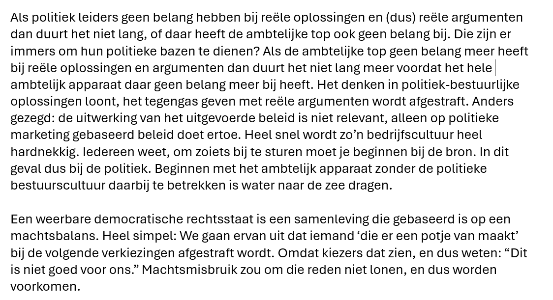 Een ontluisterend maar leerzaam stuk van <a href="/Swaalfke/">Susan Top</a> bij rondetafelgesprek over weerbare democratie. Schade die Kamp en co aanrichtten is enorm: 'verschrikkelijk ondermijnend voor de democratische rechtstaat'. En makkelijke oplossingen zijn er niet meer.

tweedekamer.nl/downloads/docu…