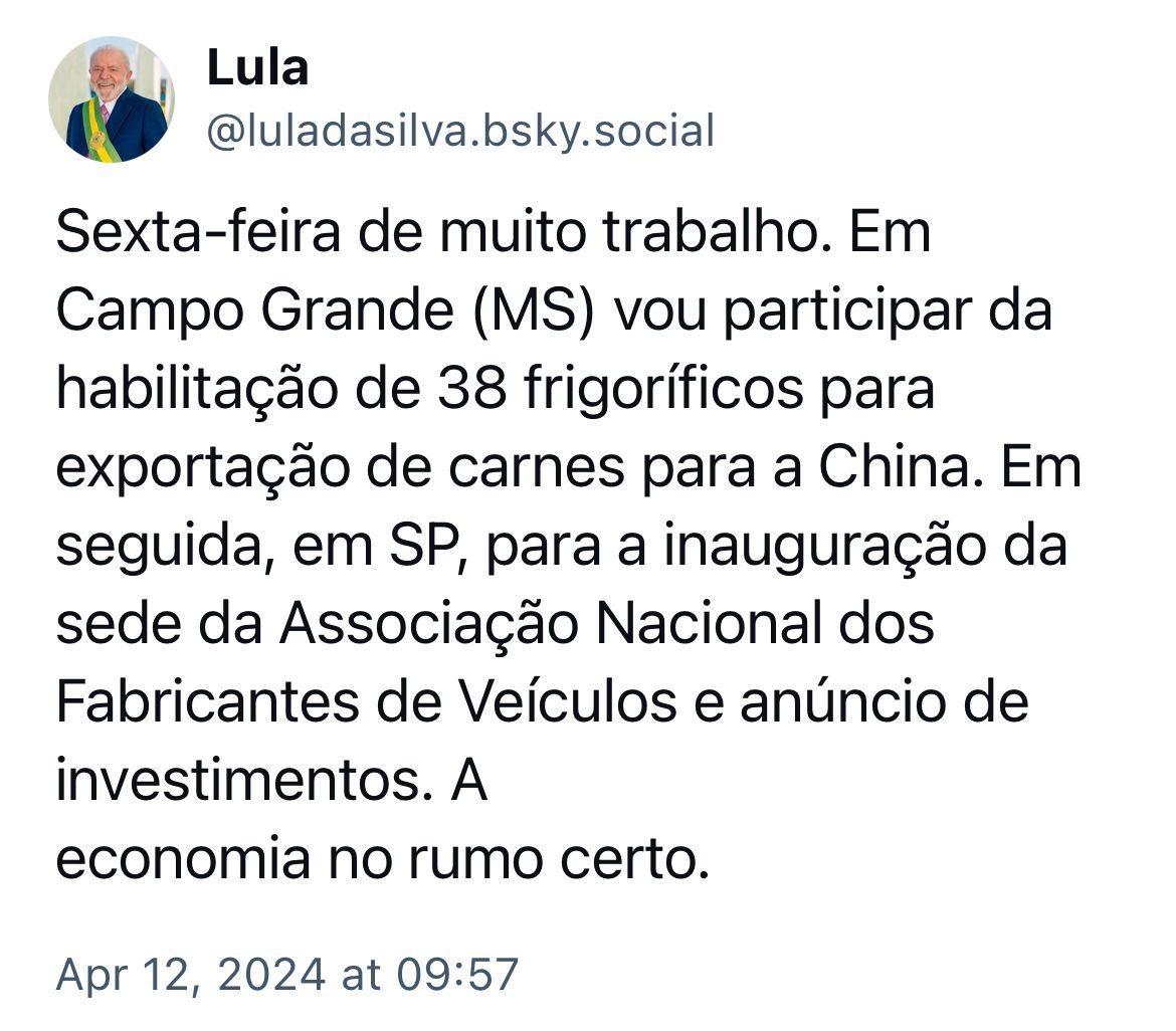 Lula e Felipe Neto estão no Bluesky