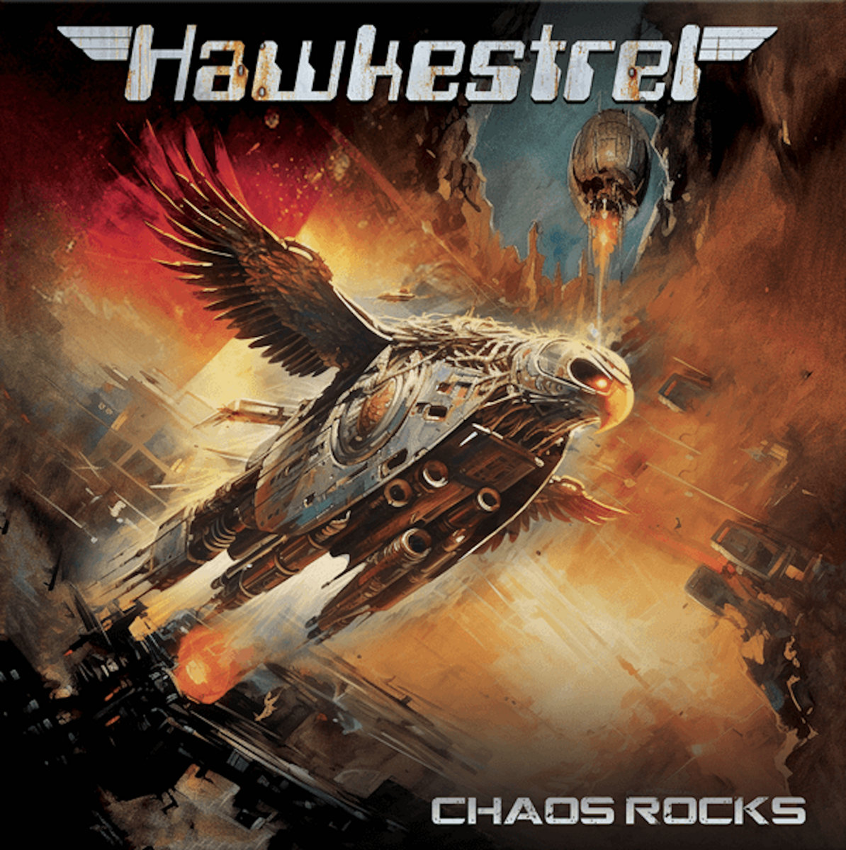 New at REAL GONE: HAWKESTREL - Chaos Rocks (review) realgonerocks.com/2024/04/hawkes…