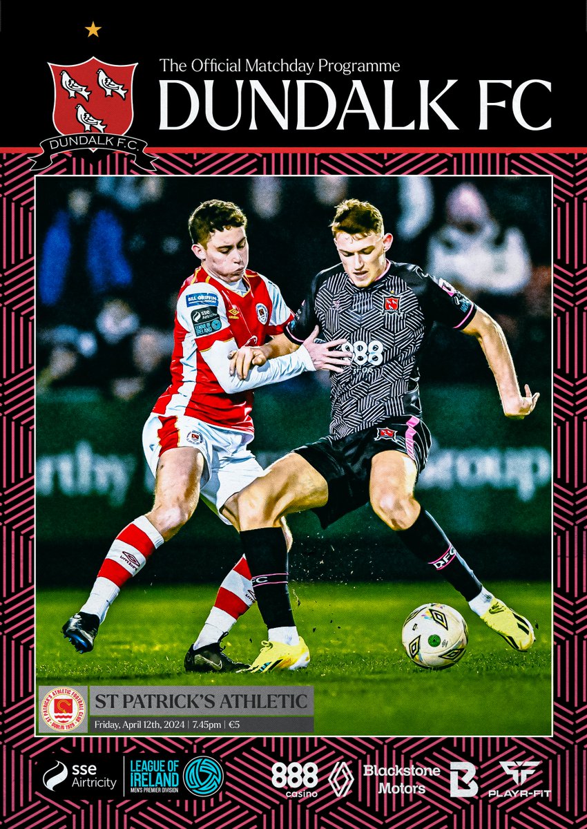 You can pick up your copy of the programme from the usual spots at Oriel this evening. Cash and card payments are accepted and you can also click and collect your programme from the club shop by using the link below. shop.dundalkfc.com/collections/pr…