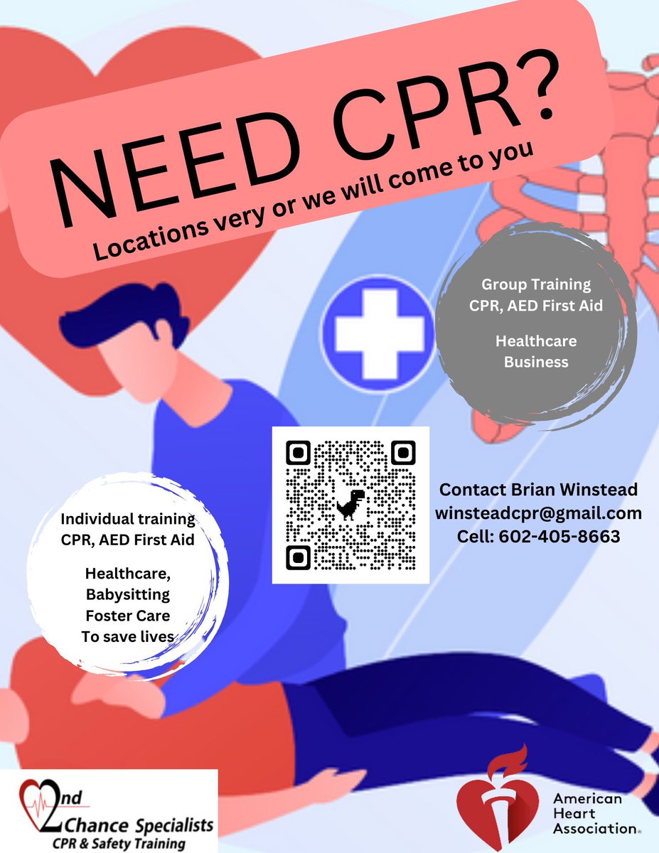 Hey coaches -

As new season approaches I am certified CPR Instructor for healthcare or community. Fill out form we can do a coaches CPR class or individual I can come to you.  forms.gle/ECnYByfS99LsAk…

#getcertified #CPR