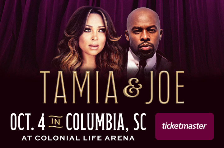 🗣️R&B Fans! Tickets for Tamia + Joe on October 4 at #ColonialLifeArena are ON SALE NOW! 🎫: bit.ly/TamiaJoeCola