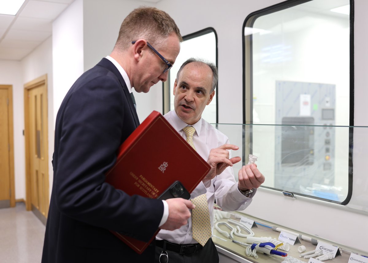 Earlier this week we welcomed John Lamont MP for Berwickshire, Roxburgh & Selkirk and Parliamentary Under-Secretary (Scotland Office) to our Glasgow site. This gave us a unique chance to share the story of our continued growth and success as a global business.