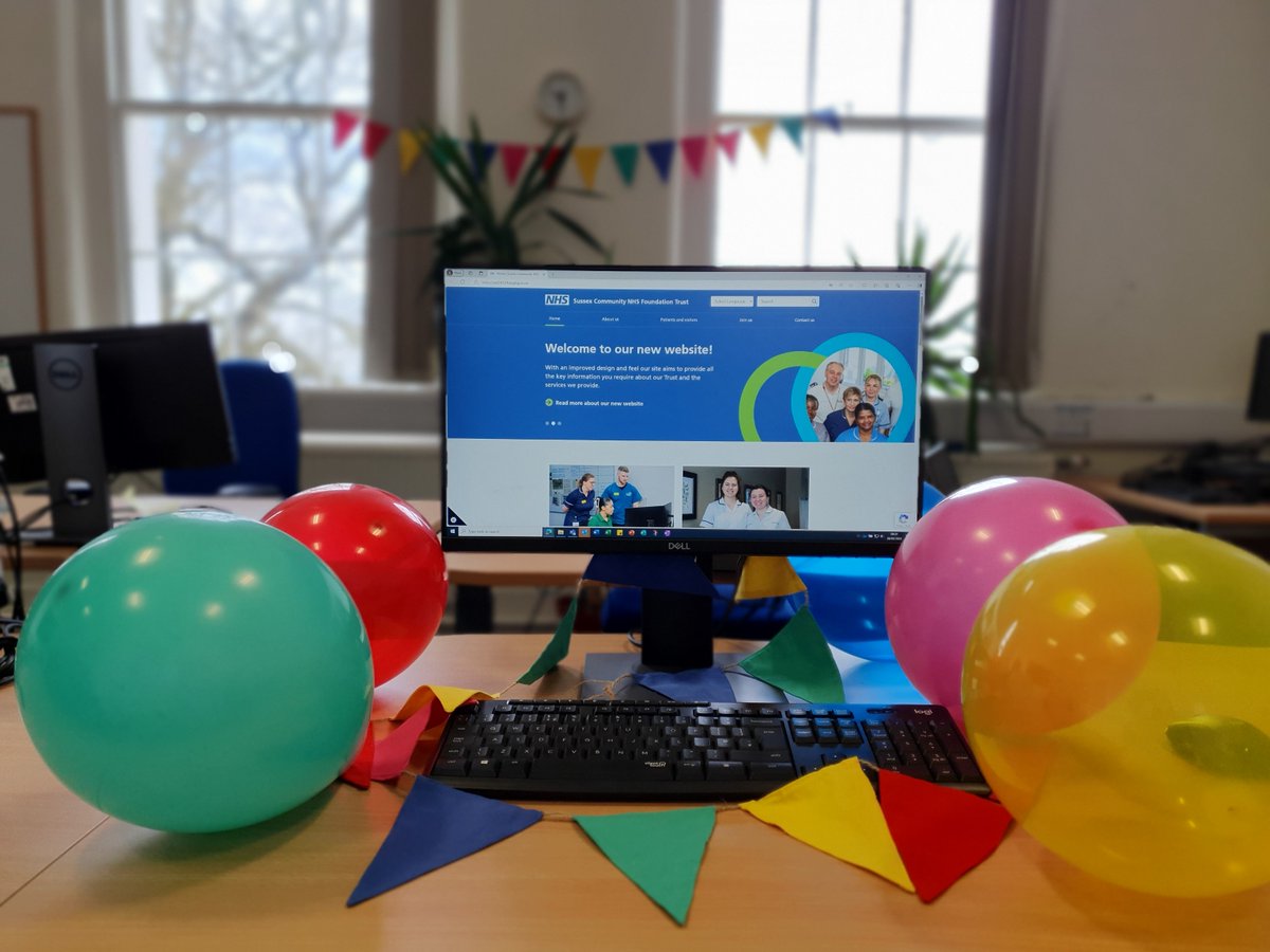 We have officially launched our new Trust website! Our user-friendly and accessible website provides an online presence that supports the compassionate care our staff deliver. Check it out here: sussexcommunity.nhs.uk
