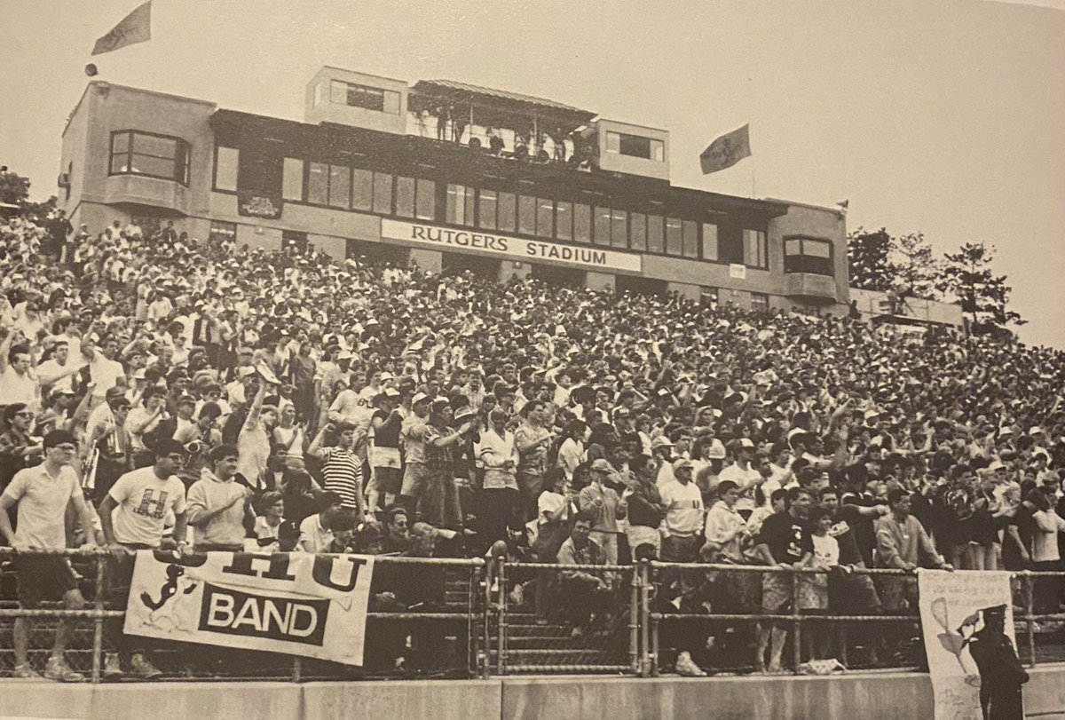 Crowd Control - 1987 Lacrosse Final Rutgers Hopkins 11 Cornell 10