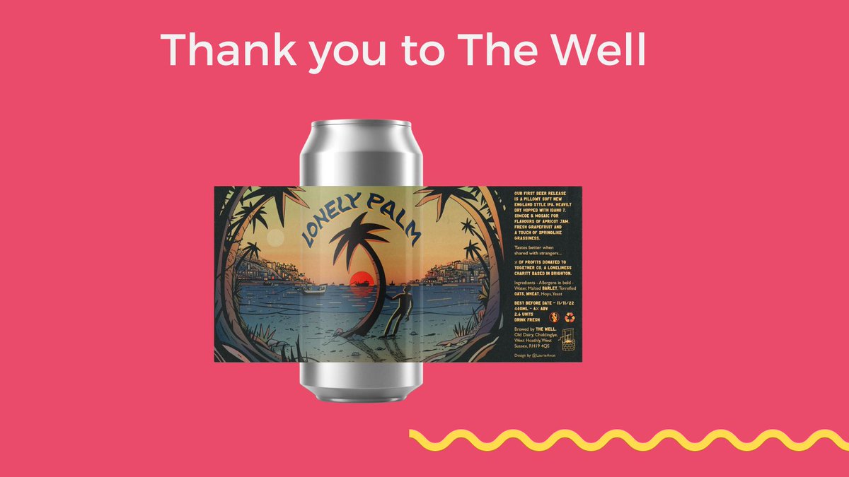 Thank you so much to The Well in Kemp Town who recently donated £200 from the sale of their ale which was specially brewed for us in 2022. We are incredibly grateful for your continued support. #TheWellBrighton #KempTown #CreatingConnections #Fundraising