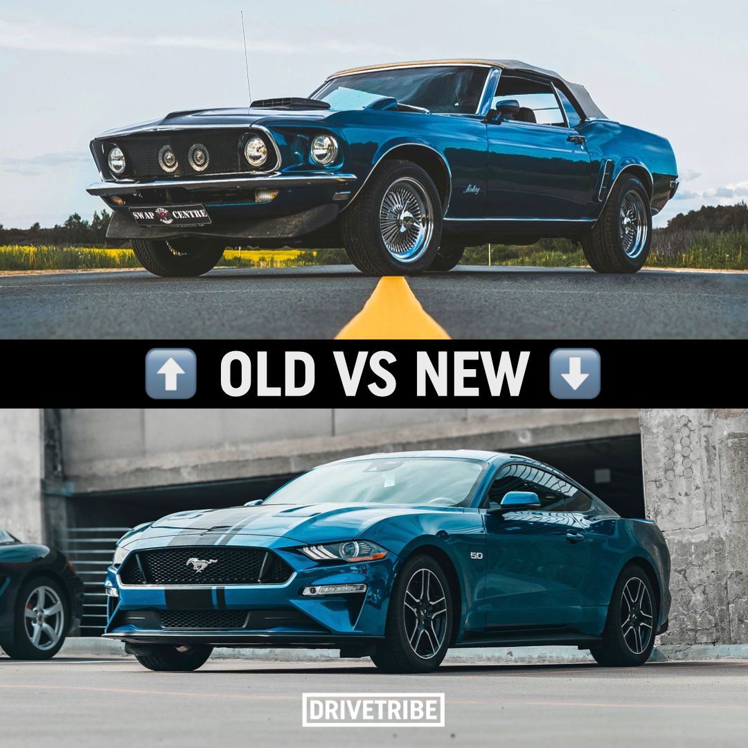 Which would you pick? 🔑 #oldvsnew #mustang