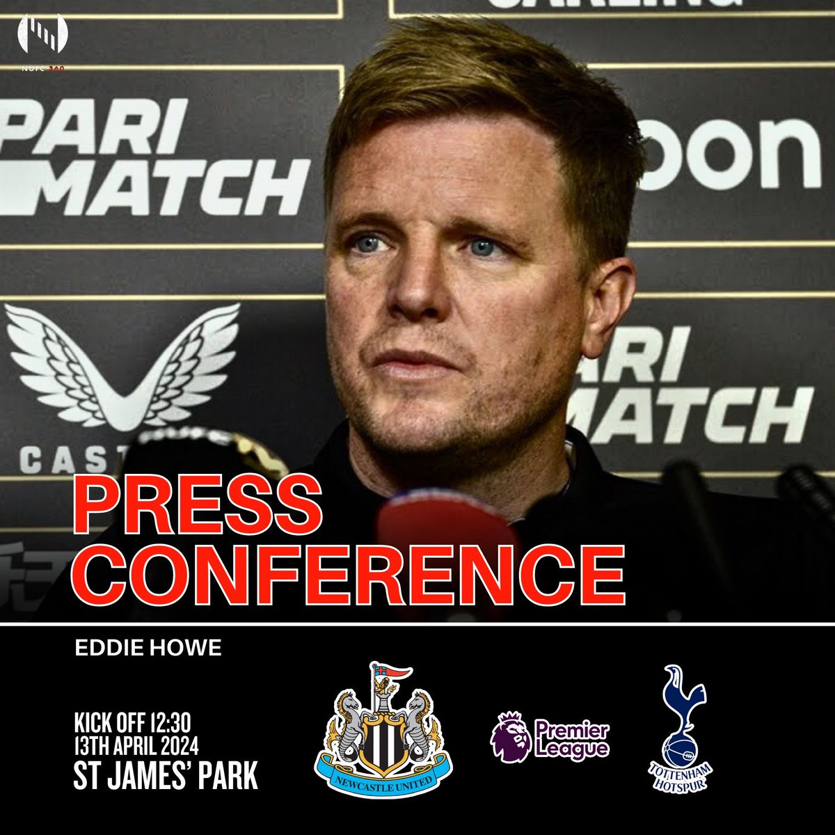 A round up of Eddie Howe’s pre match press conference for the game against Spurs tomorrow. ❌ Willock out for tomorrow & may miss the rest of the season. ❓ Hall has not trained and is a doubt for tomorrow. 🏴󠁧󠁢󠁥󠁮󠁧󠁿 Tino progress and should be back for Palace. #NUFC