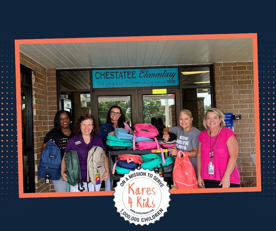 The Kares 4 Kids Backpacks 4 Kids event in 2023 provided 2,914 backpacks filled with school supplies to local children in need. We are looking forward to this event in 2024!

#kares4kids #kwatl #onamission #1000000kids #GivingHOPE