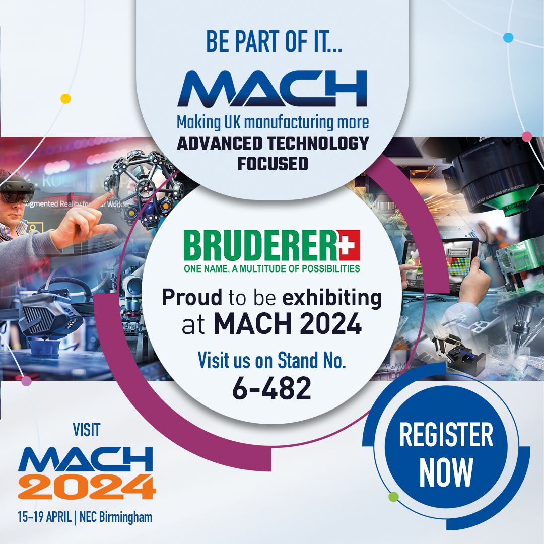 JUST A FEW DAYS TO GO UNTIL MACH2024! Visit us on stand 6-482, at the NEC, Birmingham on 15th - 19th April, we look forward to seeing you all! Don't miss out register here: bit.ly/3voLScu #Bruderer #Engineering #Ukmfg #MACH2024 #MACH #Manufacturing #Exhibition