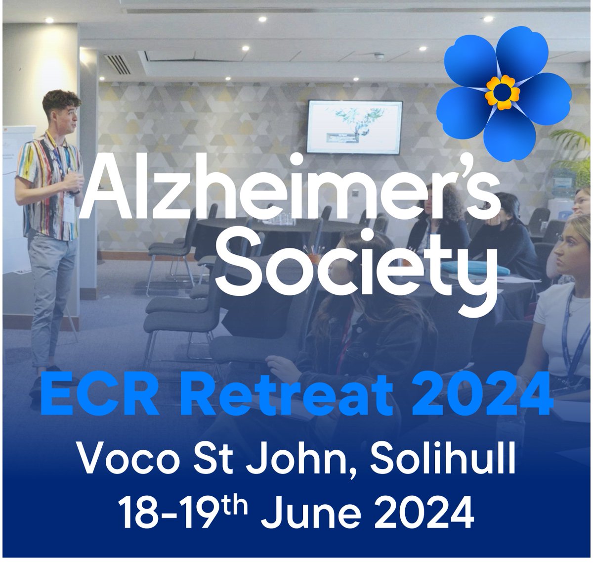 New workshop for 2024!      

Discover how to communicate your dementia research to a lay audience and hear from our experts how to work with the media. 

Sign up for our ECR Retreat today: bit.ly/43f1Jqh #dementia #dementiaresearch #ecrretreat