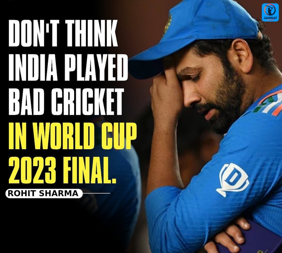 Team India Skipper Rohit Sharma On 2023 ODI World Cup Final Loss Against Australia
.
.
.
.
#jannatupdates #INDVAUS #CWC23 #CricketWorldCup #ODICricket #TeamIndia #IndianCricketTeam #RohitSharma #hitman #teamindia🇮🇳 #bcci #ICC #DCvsLSG #LSGvsDC