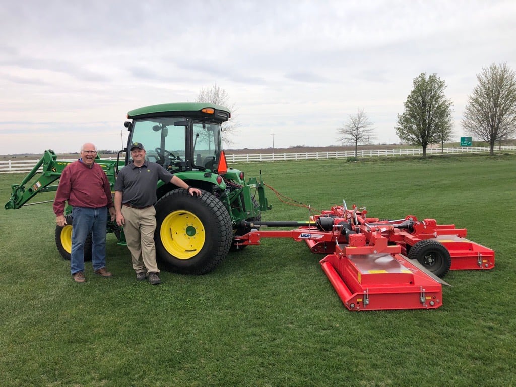 Smiles are priceless. Every smile is a testament to our commitment to delivering high-quality products and services that make a difference. Keep smiling, keep mowing, and happy Friday everyone! Thanks to Andy Klein from @vanwall for completing this installation. #SmilesAllAround