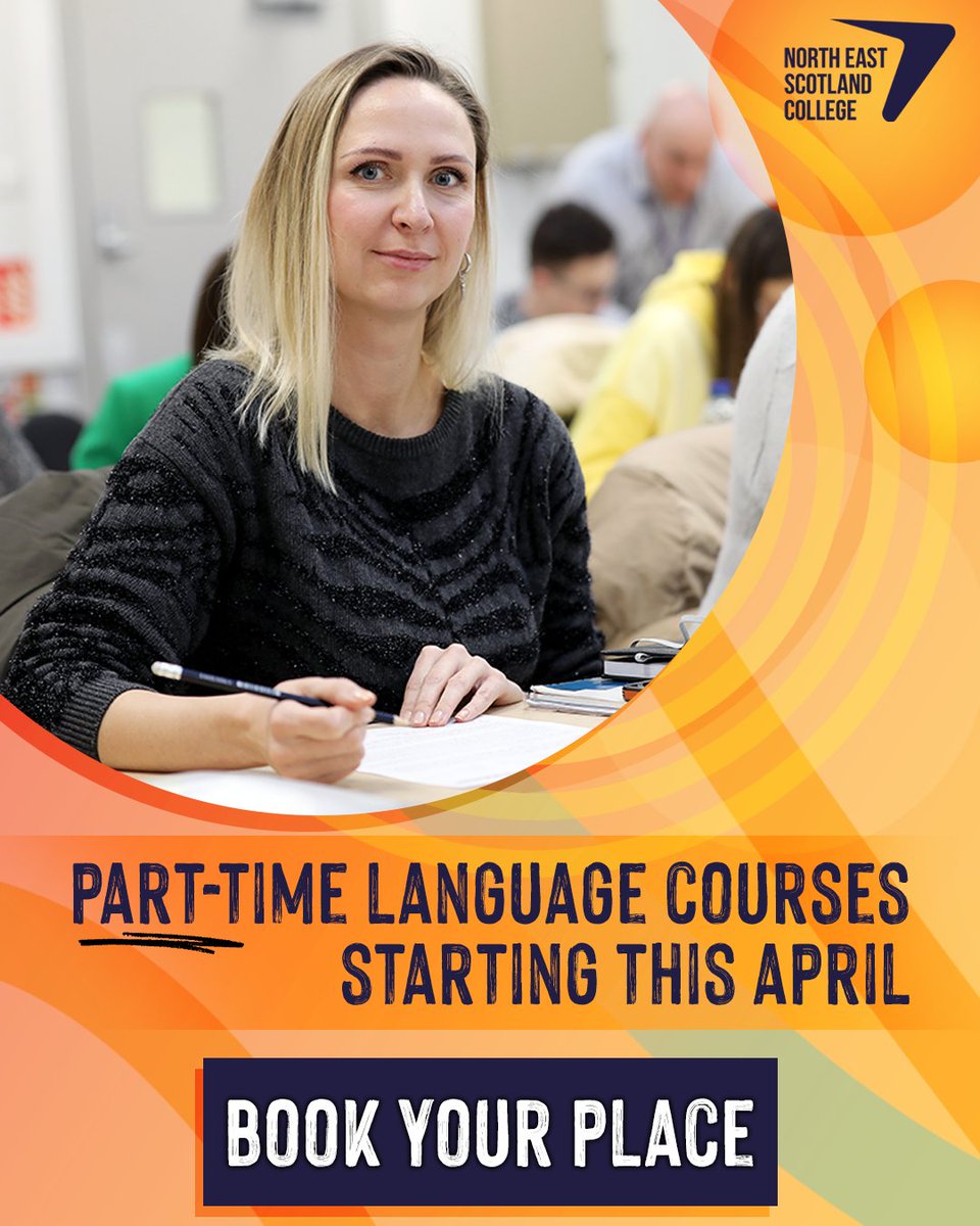 Part-Time Language Courses Starting Soon at NESCol! 💜 Heading on holiday or looking to improve your skills? Expand your linguistic horizons with us! tinyurl.com/muk6kpfn #NESCol #PartTimeYourTime