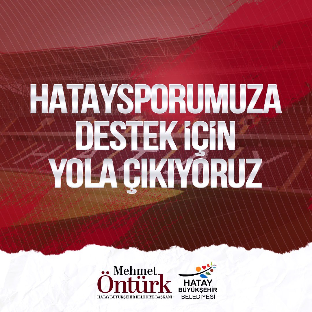 HATAYSPOR’UMUZA DESTEK OLMAK İÇİN YOLA ÇIKIYORUZ

Passolig’i olan ve takımımıza destek olmak Passolig alarak maça gelmek isteyen tüm vatandaşlarımızı bekliyoruz.

Araç kalkış noktaları ve katılımınızı teyit etmek için  Hatayspor taraftar ilçe temsilcilerine ulaşınız.