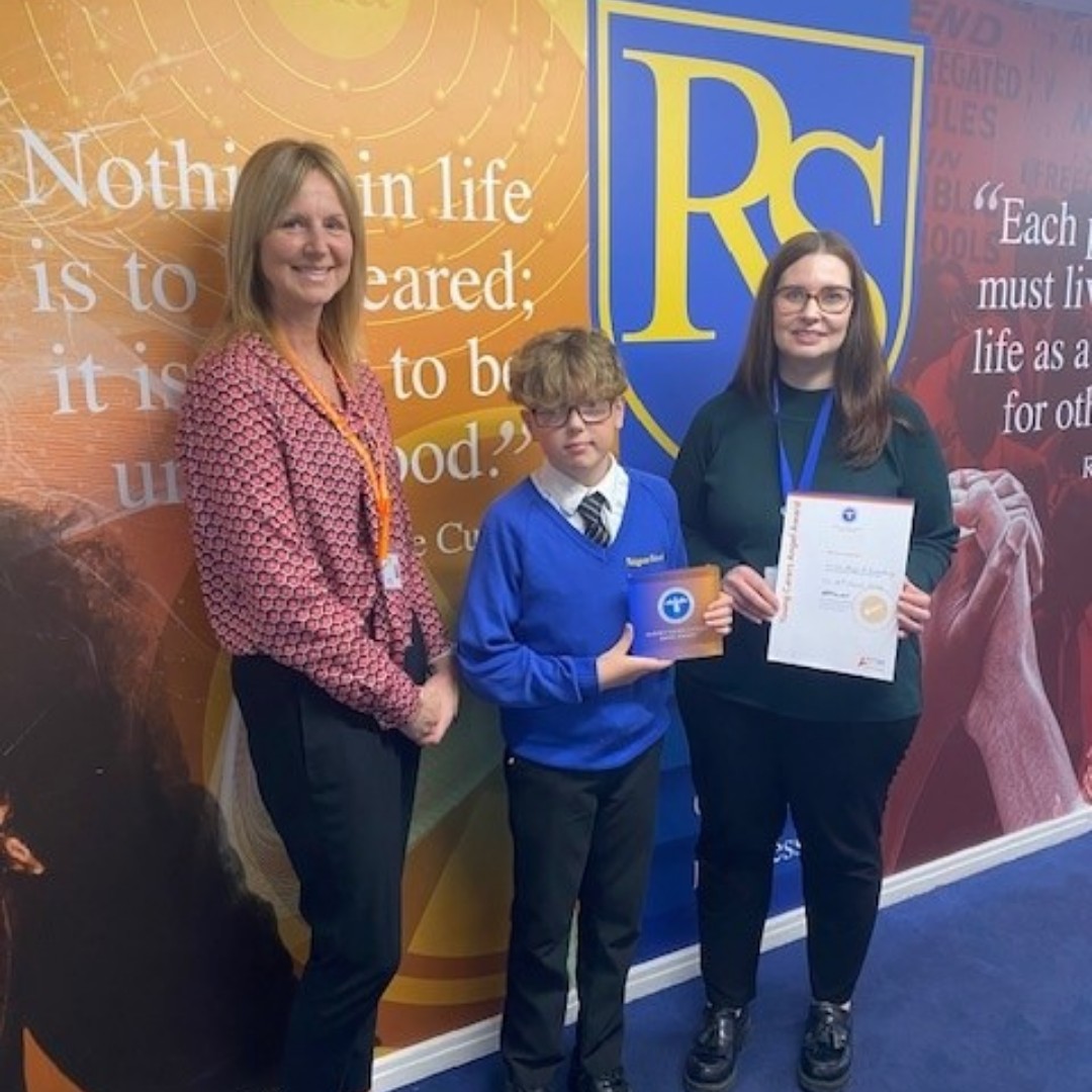 Huge congratulations to Reigate Secondary School for achieving their Angel Awards. We had the pleasure of presenting their awards as part of whole school celebrations during the week of YCAD, Well done! #Reigate #Surrey