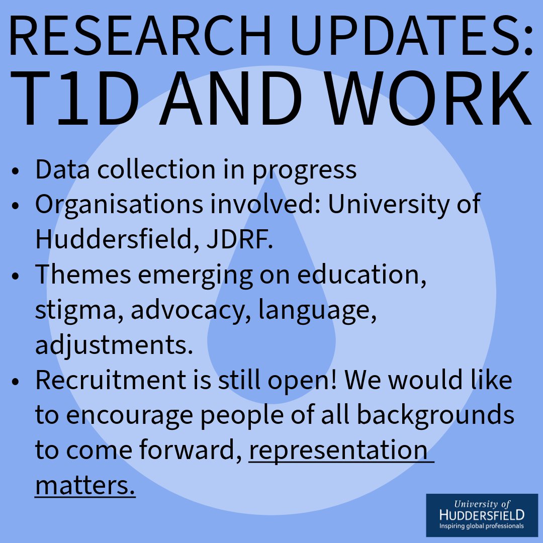 We are well underway with recruitment. Thank you to everyone who has shared and taken part so far. This project is looking really special. It is absolutely empowering to come together and strive for change. Together, let's make a difference. #T1D #DOC #GBDOC #diabetes #research