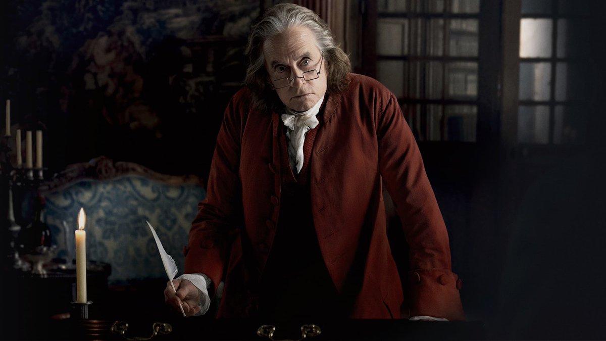 'Gets by on the sheer force of Michael Douglas’ magnetic personality.' One of America's Founding Fathers embarks on a secret mission to France in new Apple TV+ series #Franklin. Read our review: empireonline.com/tv/reviews/fra…