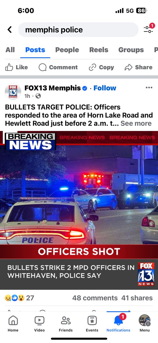 The local Fox affiliate in Memphis now blames the bullets…