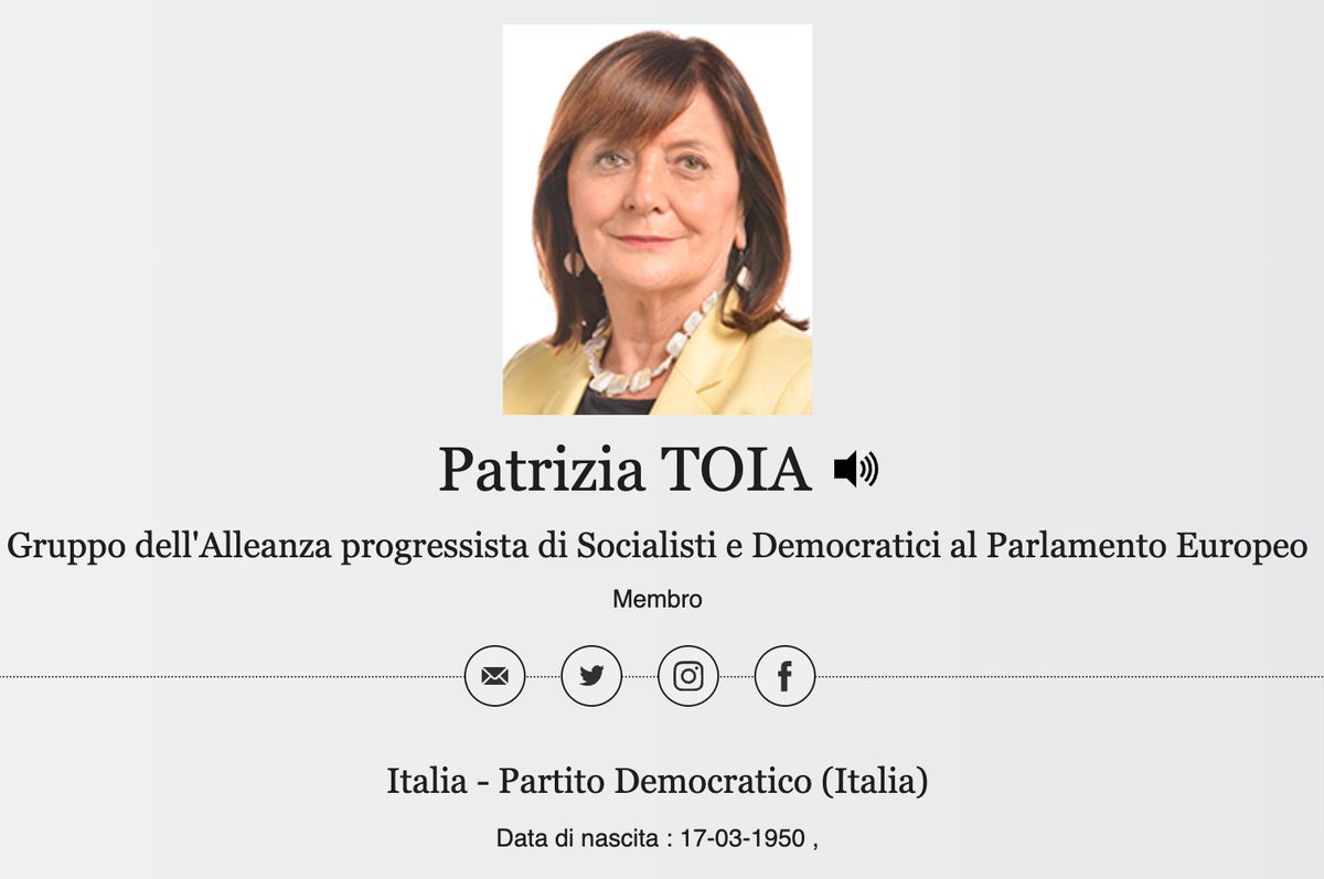 🔴 DOVERE VERSO LA MEMORIA 🇮🇹🇪🇺 Patrizia TOIA : deputata europea, ha votato contro la pubblicazione dei contratti per l'acquisto dei vaccini covid. 👉 Link di verifica europarl.europa.eu/doceo/document… Seguire la scheda 21 e poi 21.2. A9-0414/2023 Jahrter Jahr - Dopo il § 14 - Am 6 NI…