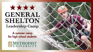 Do you have a high school student in your life? Looking for a life-changing learning experience? We still have seats available for the General Shelton Leadership Camp at @MethodistU. Sun Jun 2 - Fri Jun 7. methodist.edu/academics/cent…