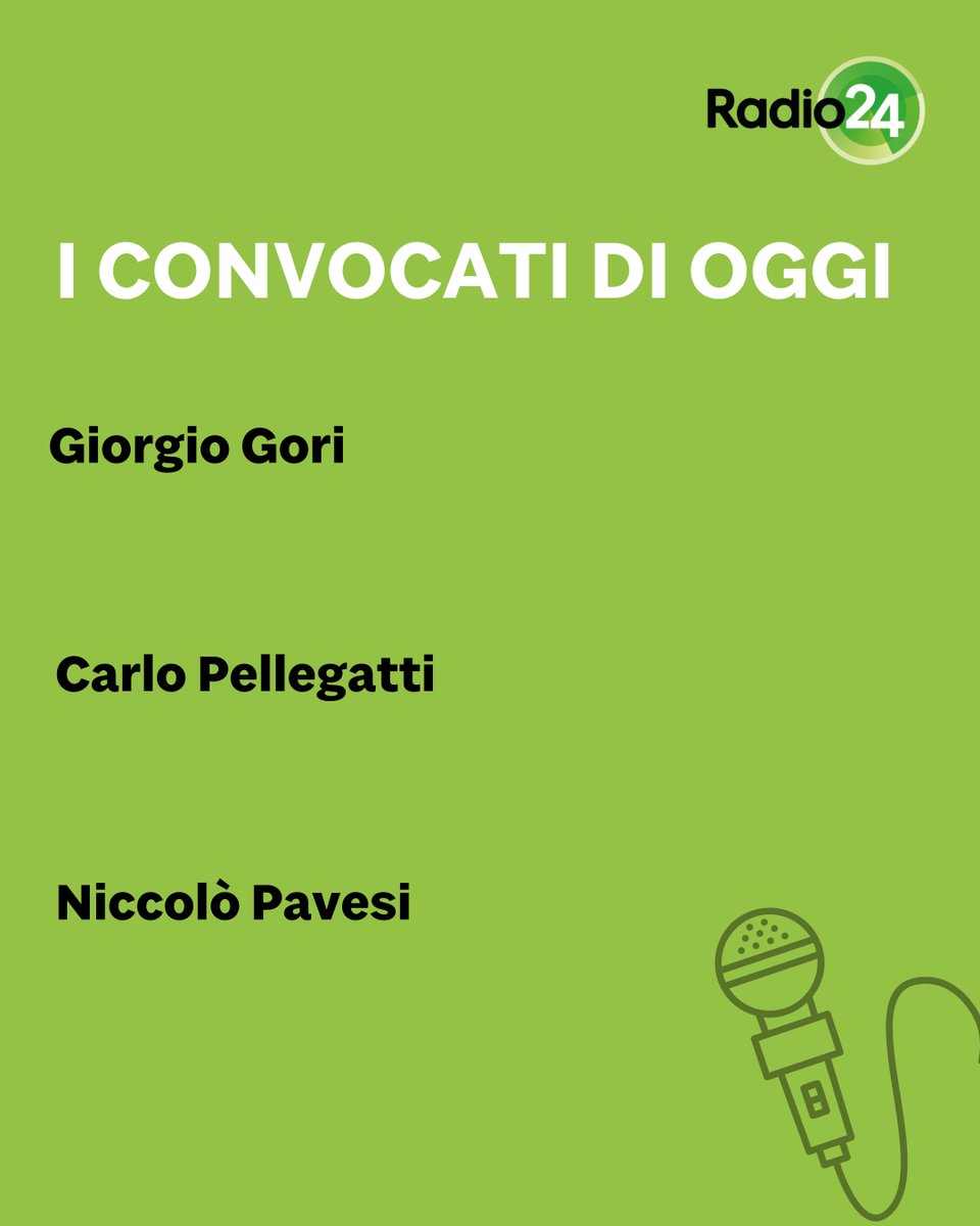 🗒️I Convocati di oggi #12aprile: