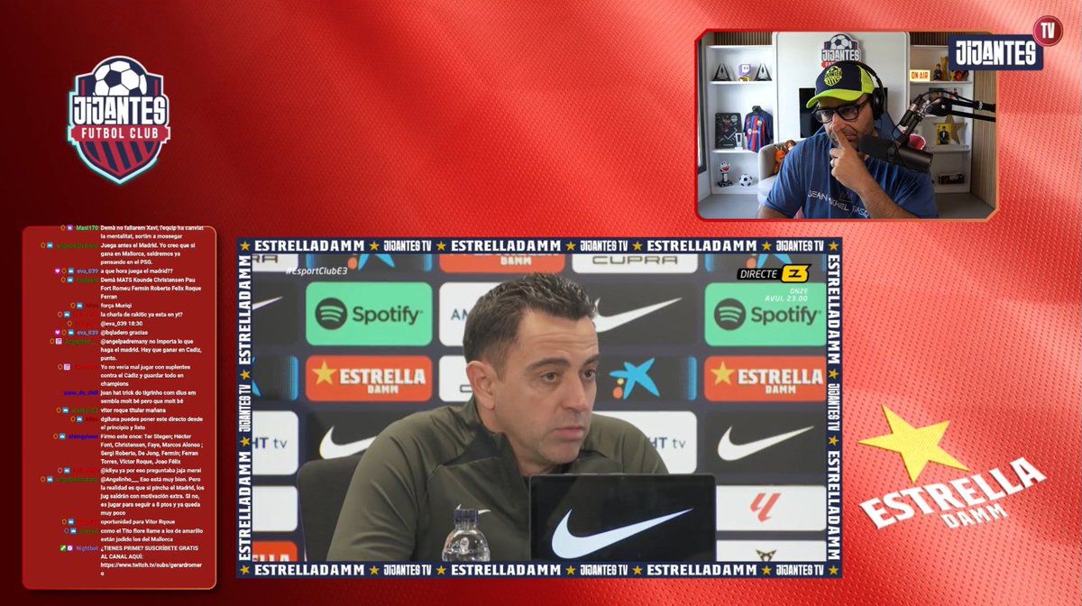 📺 DIRECTO @JijantesFC 🗣 Xavi: 'La decisión que tomé es acertada. Ha dado tranquilidad para el club, para mí y para el entorno. Va bien saber que tengo una fecha de caducidad' ⚽ 'Entiendo la euforia y la ilusión, pero no hay nada hecho. Estamos en la misma situación que antes…