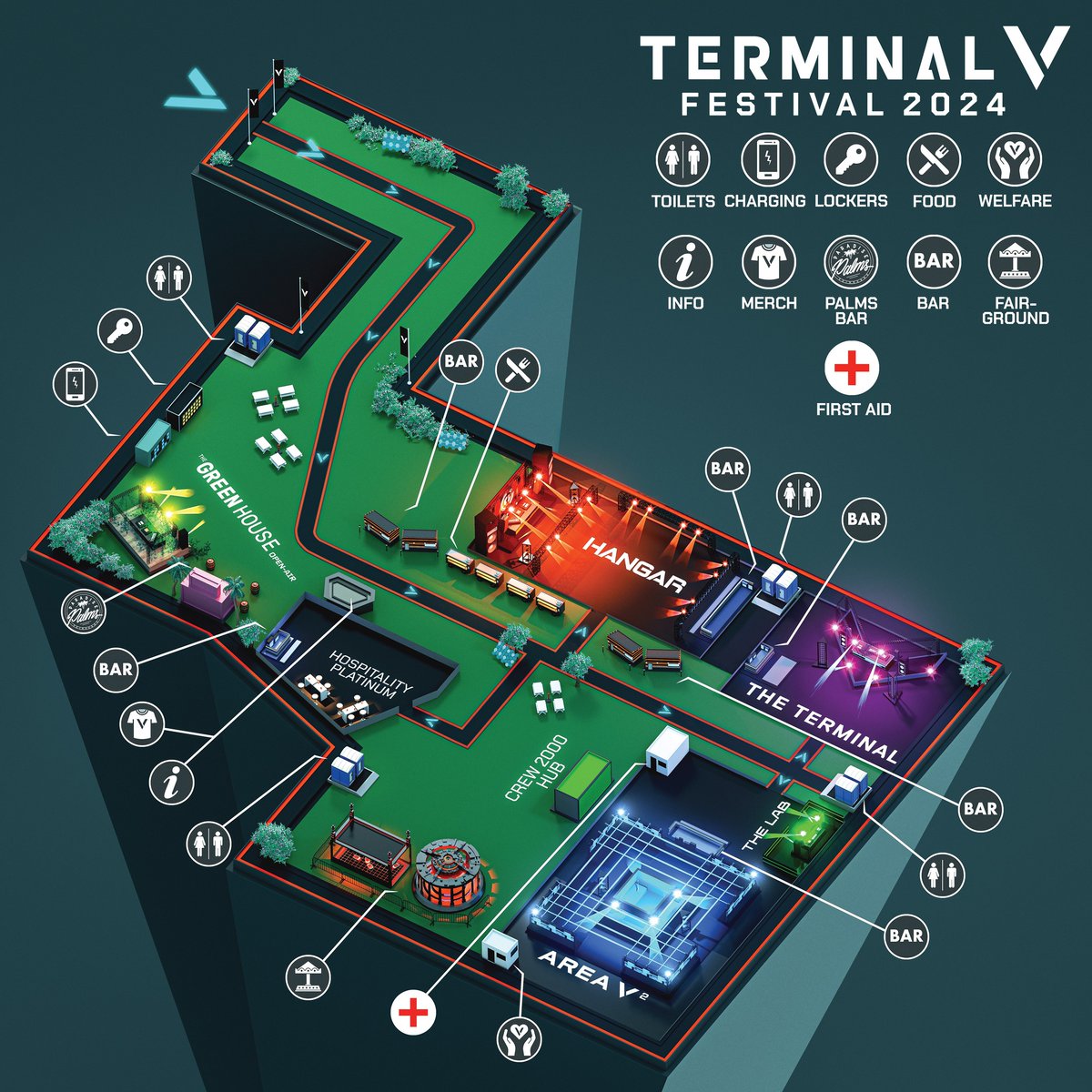 It's almost @TerminalVFest weekend! Check the forecast & dress appropriately - part of the festival is outdoors. It's looking showery tomorrow & will get cold at night, so wrap up & wear appropriate footwear. The lockers/cloakroom are near the entrance - check the site map.