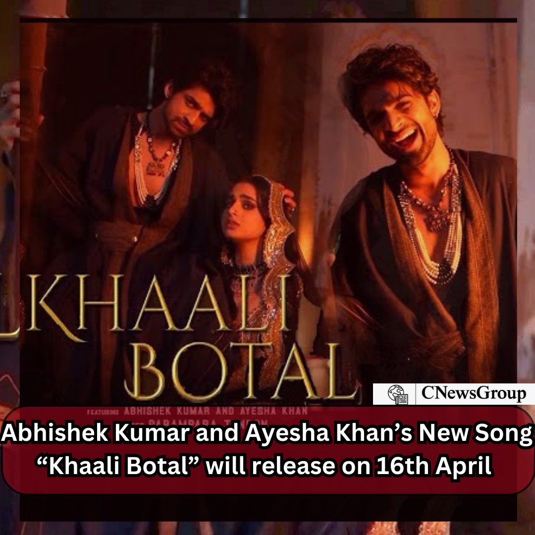 Abhishek Kumar and Ayesha Khan’s New Song “Khaali Botal” will be released on the 16th of April.
#Abhiesha #AbhishekKumar #AyeshaKhan #KhaaliBotal #AbhiNara #BigBoss #ayeshaakhan #BigBoss17 #AbhishekAvengers