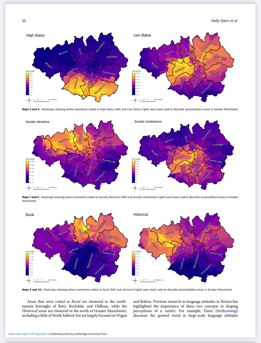 Published today in the Journal of Linguistic Geography - ‘Broad, strong, and soft: Using geospatial analysis to understand folk-linguistic terminology’. The latest from the @ahrcpress-funded Manchester Voices project. @VoicesMcr @ManMetUni @MCRLinguistics doi.org/10.1017/jlg.20…