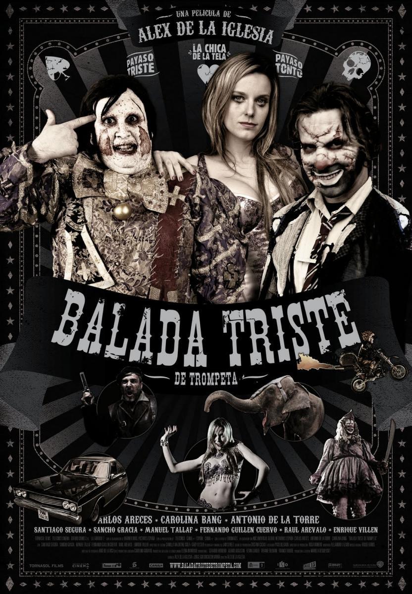 Para celebrar el día mundial del circo, @la2_tve emite hoy en #HistoriaDeNuestroCine la película #BaladaTristeDeTrompeta, una de mis películas favoritas de Álex de la Iglesia. ¿Algún fan más en la sala?