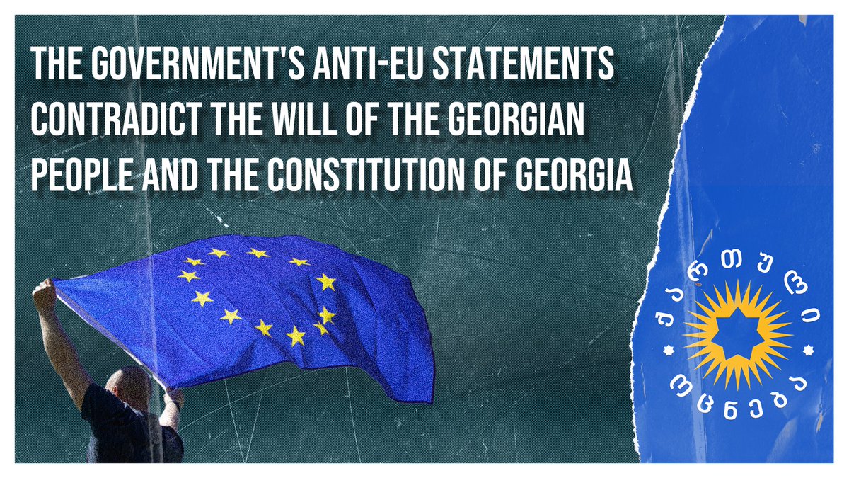 We remind the government that Georgia's Euro-Atlantic course is the unwavering will and choice of the Georgian people, which is confirmed in Article 78 of the Constitution of Georgia.
gdi.ge/en/news/khelis…