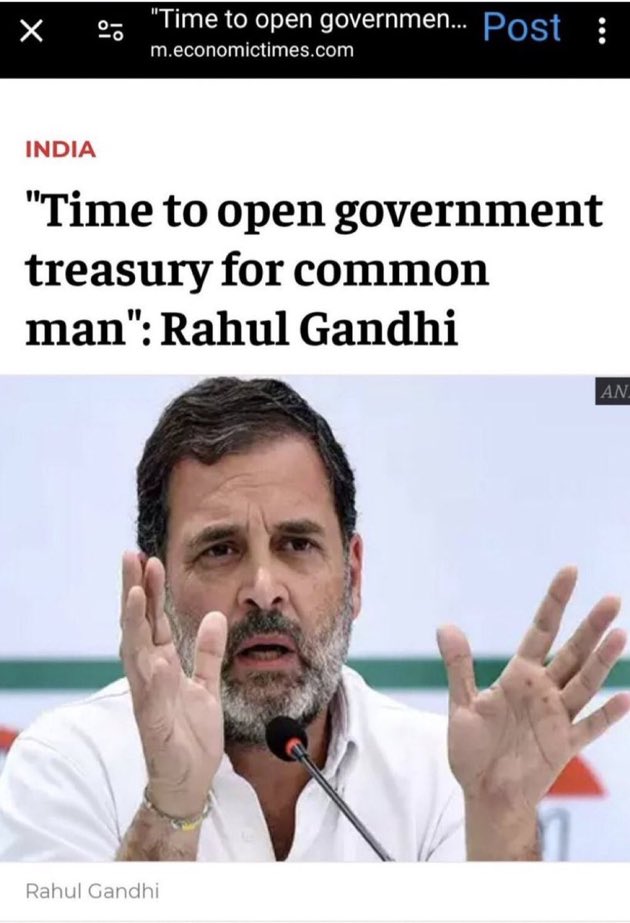 Why did his party not do it for over 50 years that it ruled?

#RahulGandhi is the same man who tore away a law passed by his own PM that would have kept dacoits like Lalu, who looted the nation, out of Parliament!

He is the same man who is on bail for tax evasion and fighting in…