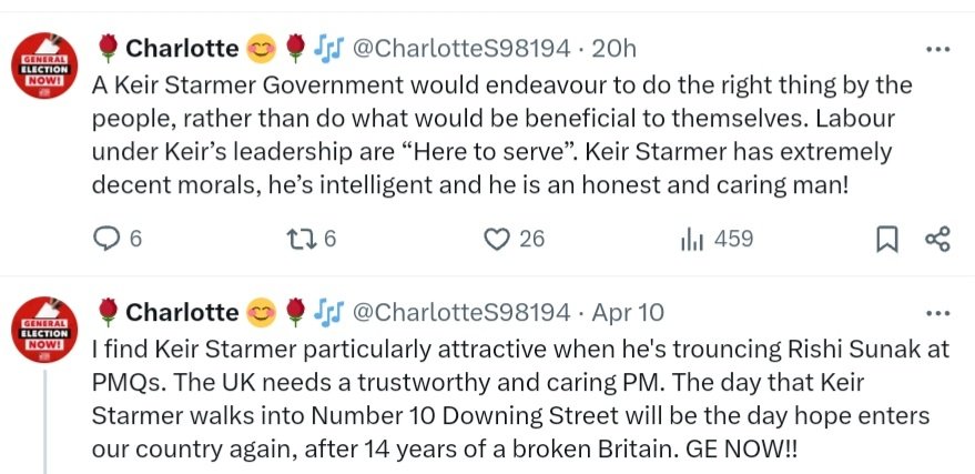 Sir Keir has been busy on his 'other' x account... Hilarious! 🤣