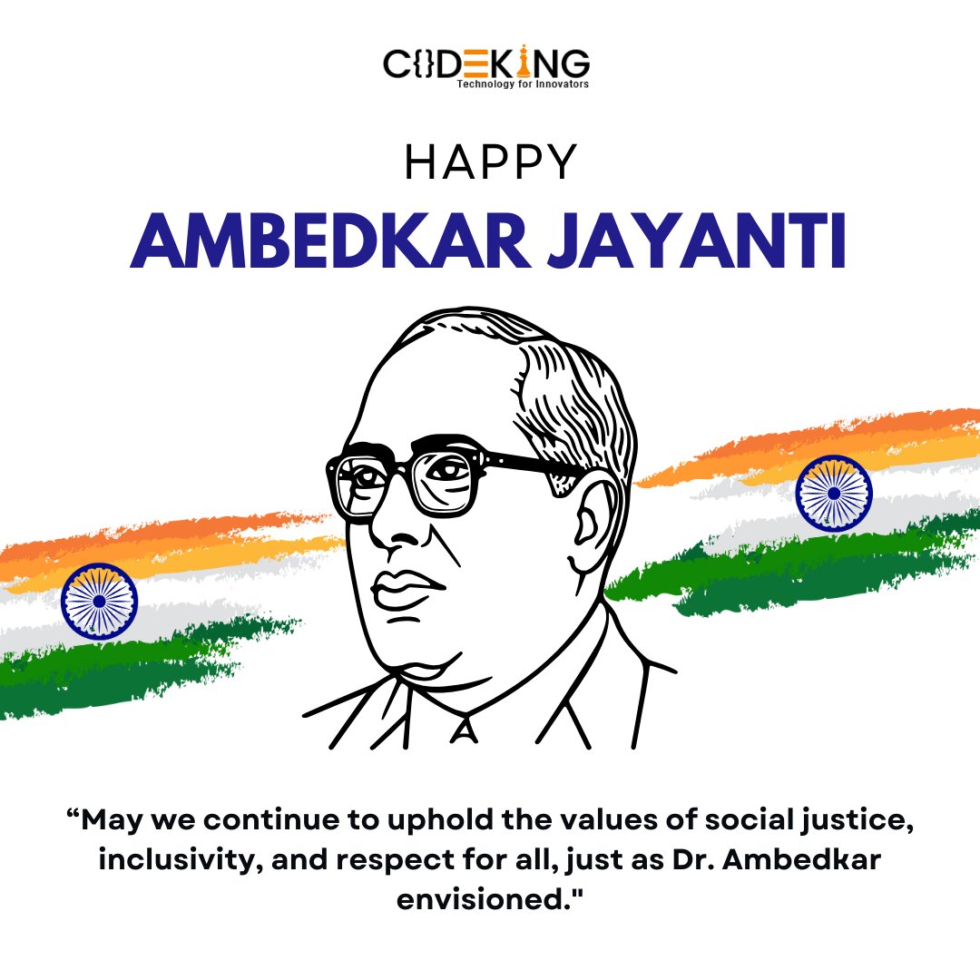 Celebrating the incredible legacy of Dr. Ambedkar on his Jayanti! Let's honor his teachings of equality, justice, and empowerment for all.✨🙌 . . #AmbedkarJayanti #AmbedkarJayanti2024 #babasaheb #babasahebambedkar #JaiBhim #indiaconstitution #Constitution #india #codeking