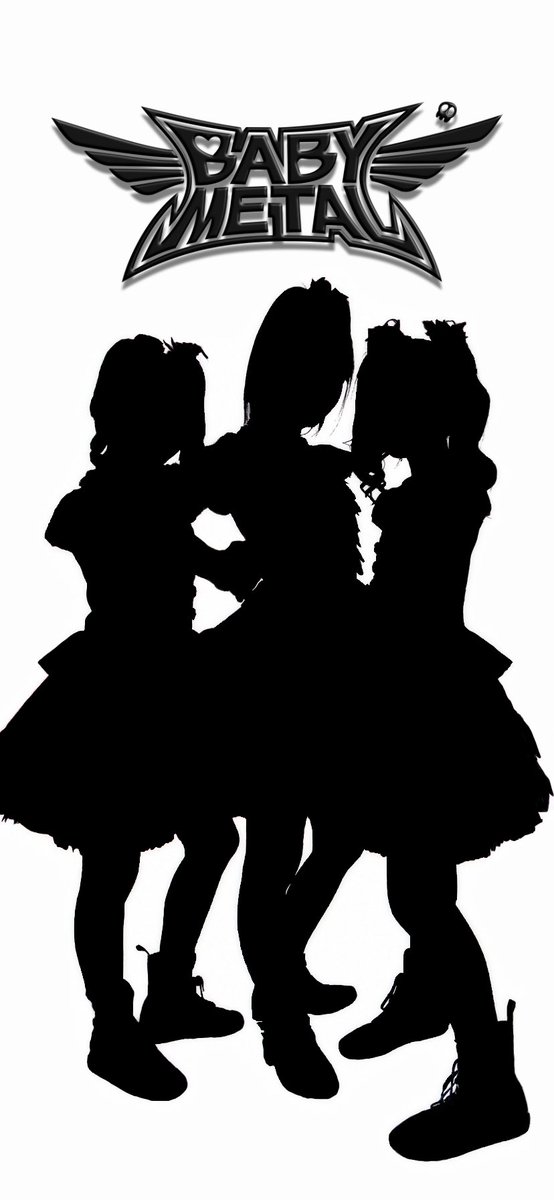 📱3姫シルエット壁紙♪

#BABYMETAL