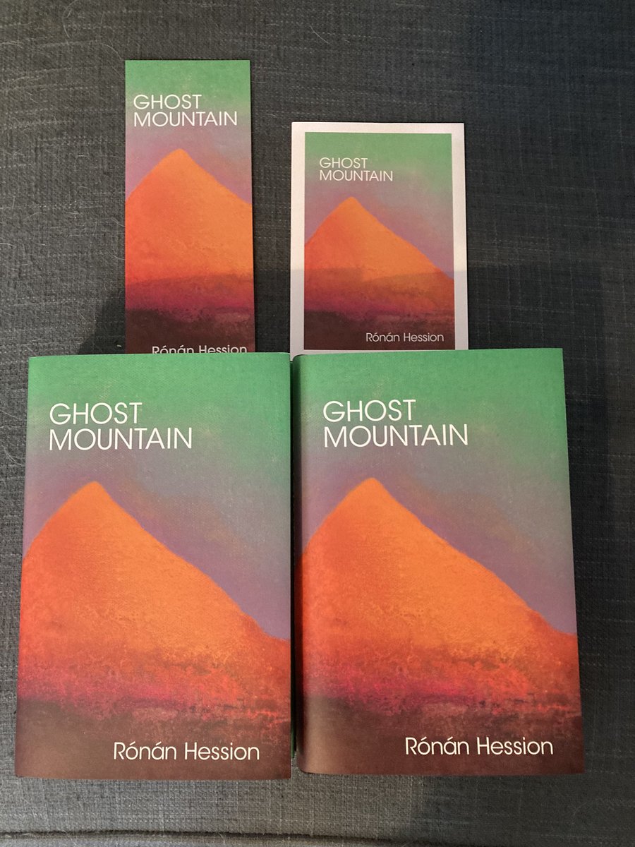 Oh my giddy aunt. Ghost Mountain by @MumblinDeafRo Has arrived at Moose Towers. @IrishTimesCultr @guardianculture @thetimes @Independent_ie @rte @DublinLitAward