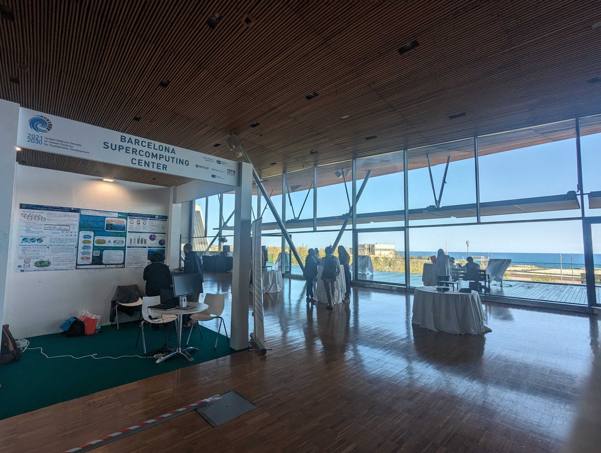 🌊High expectations of the BSC booth at the #OceanDecade Conference in Barcelona 👋Visit us and learn➕about @rescue_climate @EERIE_Project @Climateurope2 @esiwace & other ocean-related projects! 📍Booth 11, @CCIB_Forum 🗺️Between @NOAA and @DeepStewardship