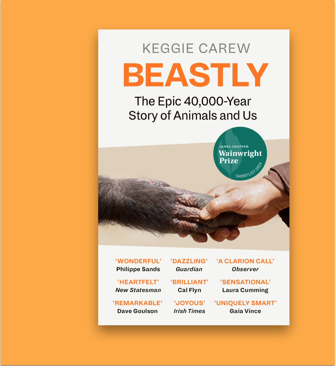 Cover reveal for paperback BEASTLY. Out 2 May.