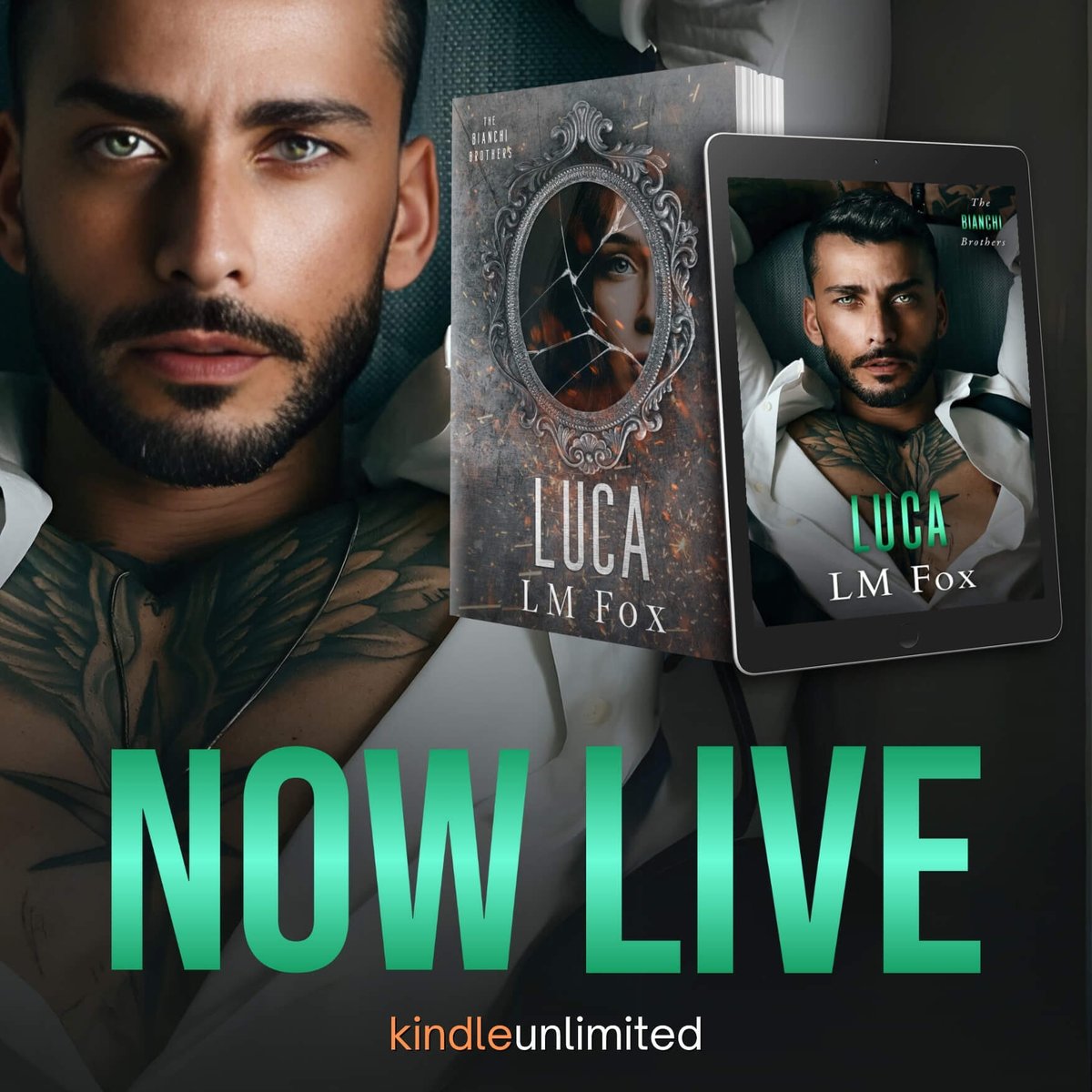 #NEW #KU “Oh. My. Gosh! My heart is bursting… Utter perfection! 5 stars!” Luca by LM Fox #TheBianchiBrothers geni.us/LucaPL