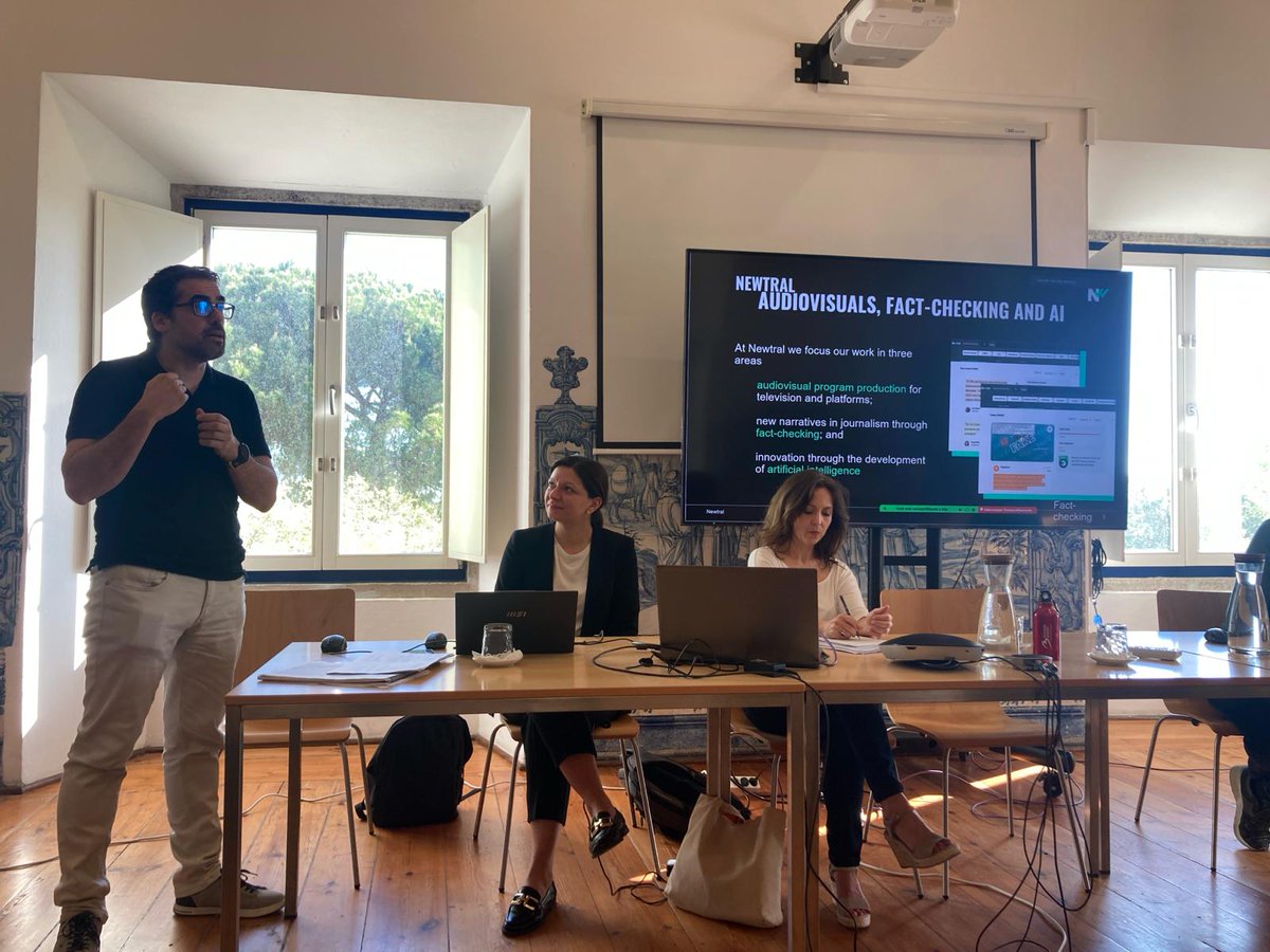 <a href="/Newtral/">Newtral</a> participa en el encuentro de <a href="/HYBRIDS_MSCA/">HYBRIDS</a> en Évora para compartir los avances del proyecto de desarrollar inteligencia artificial híbrida contra la desinformación y los discursos de odio 🤖 

Conoce más sobre HYBRIDS y el trabajo que hacemos 👇

hybridsproject.eu/news/registrat…
